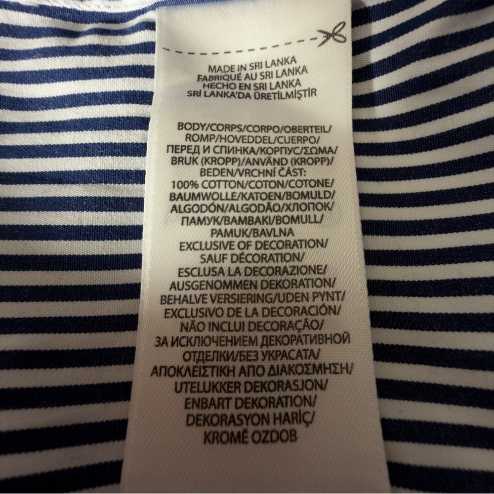 Polo by Ralph Lauren Blue and White Pinstripe Button-Down Shirt - Picture 10 of 13